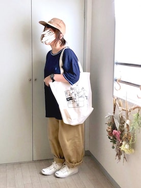 「CONVERSE（コンバース）のCONVERSE コンバース ジャック パーセル / JACK PURCEL（スニーカー）」を使った、晴-haru-さん（レディース・147cm）の夏コーディネート