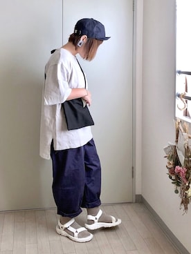 「poudoudou（プードゥドゥ）のアイテム」を使った、晴-haru-さん（レディース・147cm）の夏コーディネート