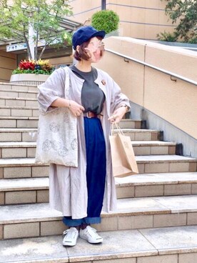 「CONVERSE（コンバース）のCONVERSE コンバース ジャック パーセル / JACK PURCEL（スニーカー）」を使った、晴-haru-さん（レディース・148cm）の夏コーディネート