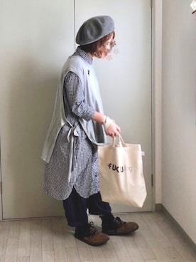 「poudoudou（プードゥドゥ）のアイテム」を使った、晴-haru-さん（レディース・148cm）の秋コーディネート