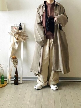 「CONVERSE（コンバース）のCONVERSE コンバース ジャック パーセル / JACK PURCEL（スニーカー）」を使った、晴-haru-さん（レディース・148cm）の冬コーディネート