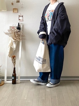 「MTV（エムティーヴィー）のアイテム」を使った、晴-haru-さん（レディース・148cm）の春コーディネート