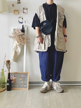 「poudoudou（プードゥドゥ）のアイテム」を使った、晴-haru-さん（レディース・148cm）の夏コーディネート