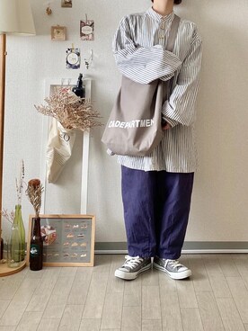 「poudoudou（プードゥドゥ）のアイテム」を使った、晴-haru-さん（レディース・148cm）の秋コーディネート