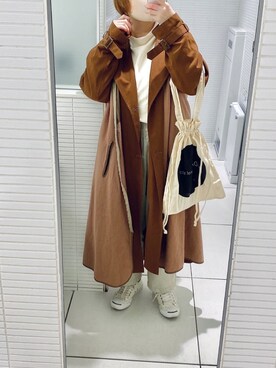 「CONVERSE（コンバース）のCONVERSE コンバース ジャック パーセル / JACK PURCEL（スニーカー）」を使った、晴-haru-さん（レディース・148cm）の冬コーディネート