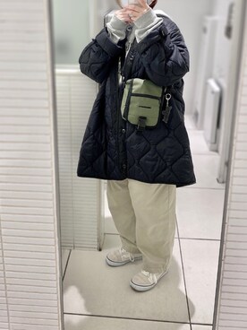 「アイテム（モッズコート）」を使った、晴-haru-さん（レディース・148cm）の冬コーディネート