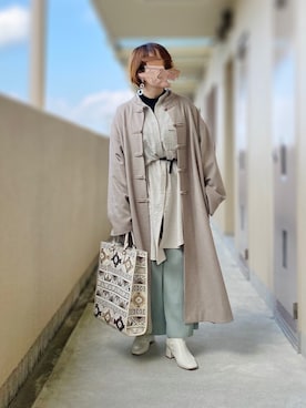 「Libby&Rose（リビーアンドローズ）のアイテム（ジャケット/アウター）」を使った、晴-haru-さん（レディース・148cm）の冬コーディネート