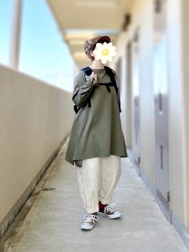 晴-haru-さん（レディース・148cm）の冬コーディネート