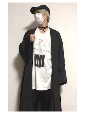 「JULIUS（ユリウス）のアイテム（アクセサリー）」を使った、かいさん（メンズ・166cm）の秋コーディネート