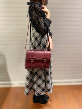 「earth music&ecology（アースミュージックアンドエコロジー）のORiental TRaffic ストレッチブーツ ＊（ブーツ）」を使った、sayaさん（レディース・151cm）の秋コーディネート