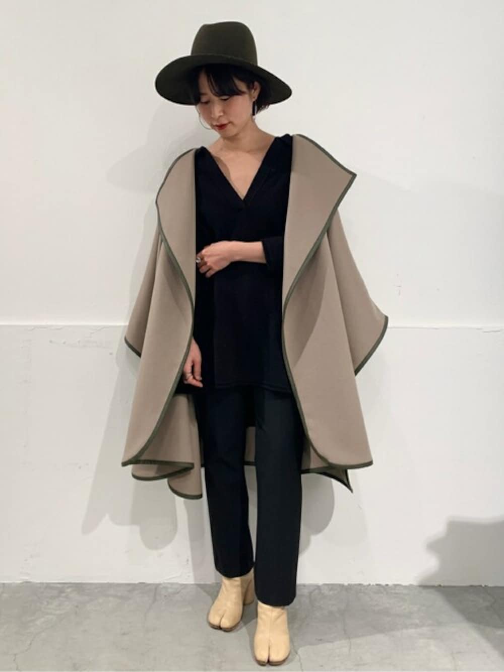 プラージュ　ポンチョコート　ベージュ plage（プラージュ）の「ポンチョコート◇（ポンチョ）」 - WEAR