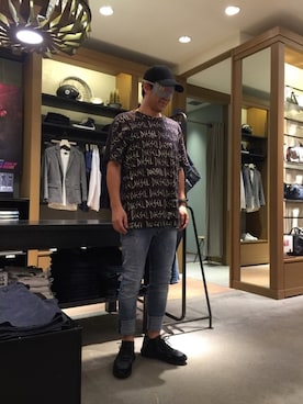 「diesel denim」｜ぴーさんさん（メンズ・172cm）の夏コーディネート