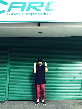 「LOCAL（ローカル）のアイテム」を使った、shinさん（メンズ・176cm）の冬コーディネート