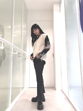 「runningHIGH（ランニングハイ）のアイテム」を使った、さくらさん（レディース・160cm）の秋コーディネート