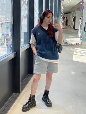 「ALAND（エーランド）のアイテム」を使った、さくらさん（レディース・160cm）の春コーディネート