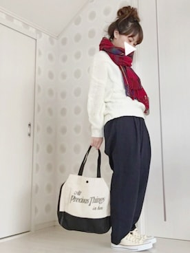 Ⓜ︎さん（レディース・152cm）の冬コーディネート