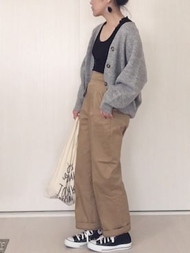 「CIBONE（シボネ）のアイテム」を使った、Ⓜ︎さん（レディース・152cm）の秋コーディネート