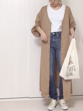 「CIBONE（シボネ）のアイテム」を使った、Ⓜ︎さん（レディース・152cm）の秋コーディネート