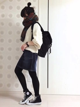 Ⓜ︎さん（レディース・153cm）の冬コーディネート