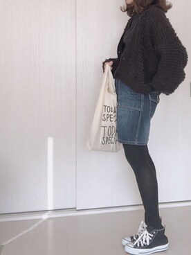 「CIBONE（シボネ）のアイテム」を使った、Ⓜ︎さん（レディース・152cm）の秋コーディネート