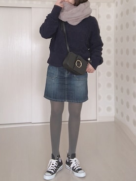 Ⓜ︎さん（レディース・152cm）の冬コーディネート