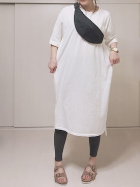 「Factor=（ファクターイコール）のアイテム（ワンピース/ドレス）」を使った、Ⓜ︎さん（レディース・152cm）の夏コーディネート