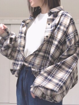 「GRL（グレイル）のアイテム（ピアス（両耳用））」を使った、Ⓜ︎さん（レディース・152cm）の秋コーディネート