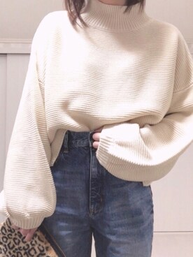 「GRL（グレイル）のアイテム（ピアス（両耳用））」を使った、Ⓜ︎さん（レディース・152cm）の秋コーディネート