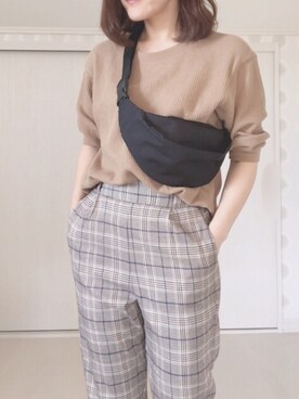 「GRL（グレイル）のアイテム（ピアス（両耳用））」を使った、Ⓜ︎さん（レディース・152cm）の秋コーディネート