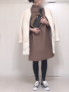 Ⓜ︎さん（レディース・152cm）の冬コーディネート