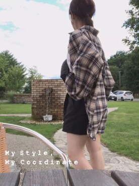 「GRL（グレイル）のアイテム（ピアス（両耳用））」を使った、Ⓜ︎さん（レディース・152cm）の春コーディネート