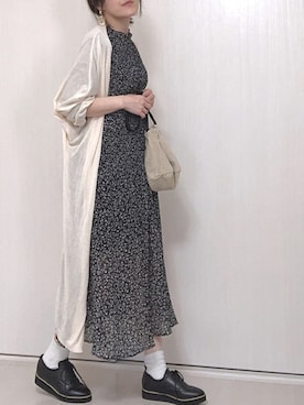 「GRL（グレイル）の厚底レースアップシューズ（その他シューズ）」を使った、Ⓜ︎さん（レディース・152cm）の夏コーディネート