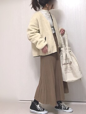 Ⓜ︎さん(レディース・152cm)の冬コーディネート