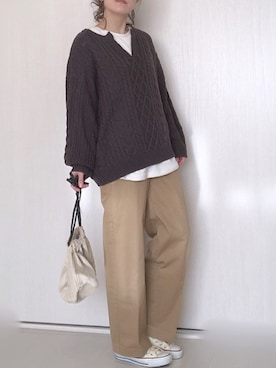 Ⓜ︎さん（レディース・152cm）の冬コーディネート