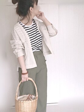 Ⓜ︎さん（レディース・152cm）の春コーディネート