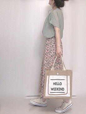 Ⓜ︎さん（レディース・152cm）の夏コーディネート