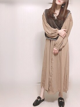 Ⓜ︎さん（レディース・152cm）の秋コーディネート