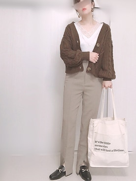 Ⓜ︎さん(レディース・152cm)の秋コーディネート