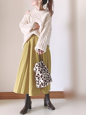 Ⓜ︎さん（レディース・152cm）の冬コーディネート