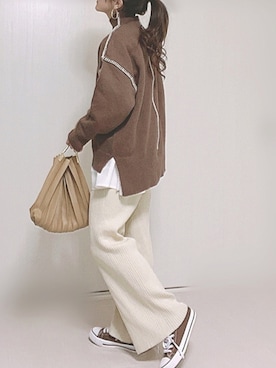 Ⓜ︎さん(レディース・152cm)の冬コーディネート