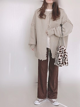 Ⓜ︎さん（レディース・152cm）の冬コーディネート