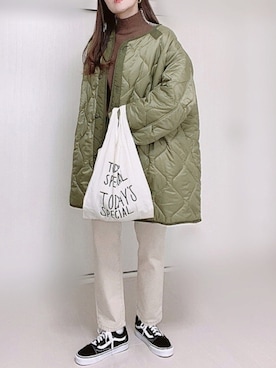 「CIBONE（シボネ）のアイテム」を使った、Ⓜ︎さん（レディース・152cm）の冬コーディネート