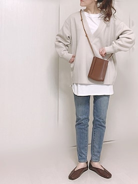 「VACANCY（ヴァカンシー）のアイテム」を使った、Ⓜ︎さん（レディース・152cm）の冬コーディネート