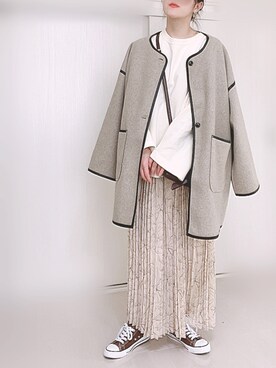 Ⓜ︎さん（レディース・152cm）の冬コーディネート