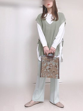 Ⓜ︎さん(レディース・152cm)の春コーディネート