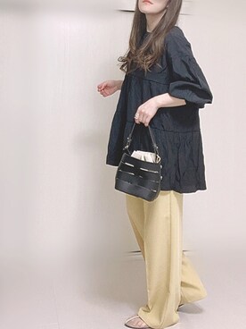 「apres jour mignon（アプレジュールミニョン）のアイテム（パンプス）」を使った、Ⓜ︎さん（レディース・152cm）の春コーディネート