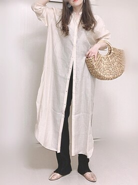 「apres jour mignon（アプレジュールミニョン）のアイテム（パンプス）」を使った、Ⓜ︎さん（レディース・152cm）の春コーディネート