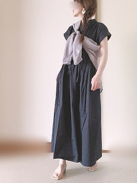 「crie conforto」｜「アイテム（ワンピース/ドレス）」を使った、Ⓜ︎さん（レディース・152cm）の春コーディネート