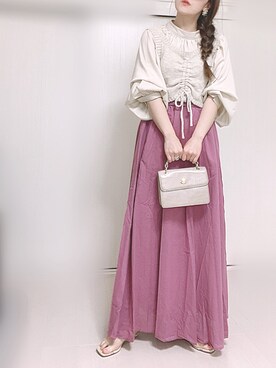 Ⓜ︎さん（レディース・152cm）の春コーディネート