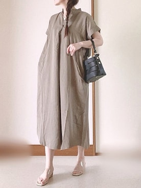 「crie conforto」｜「アイテム（ワンピース/ドレス）」を使った、Ⓜ︎さん（レディース・152cm）の夏コーディネート
